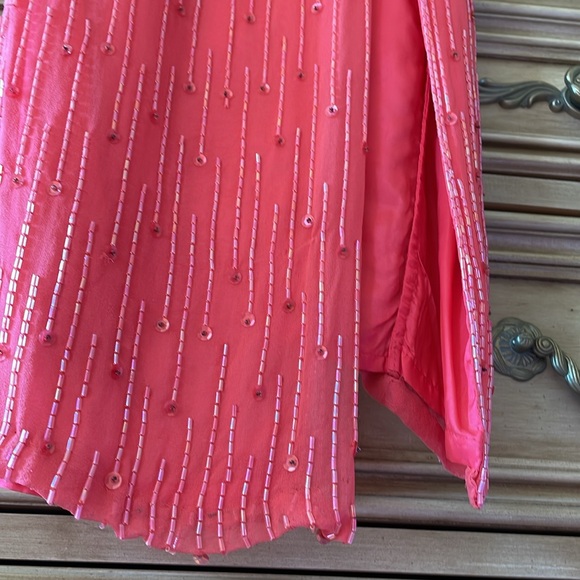 Alyce Designs Beaded Dress Gown prom wedding special event absolutely gorgeous - Picture 3 of 15